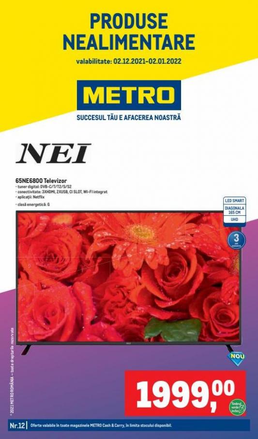 Catalog Produse Nealimentare. Metro (2022-01-02-2022-01-02)