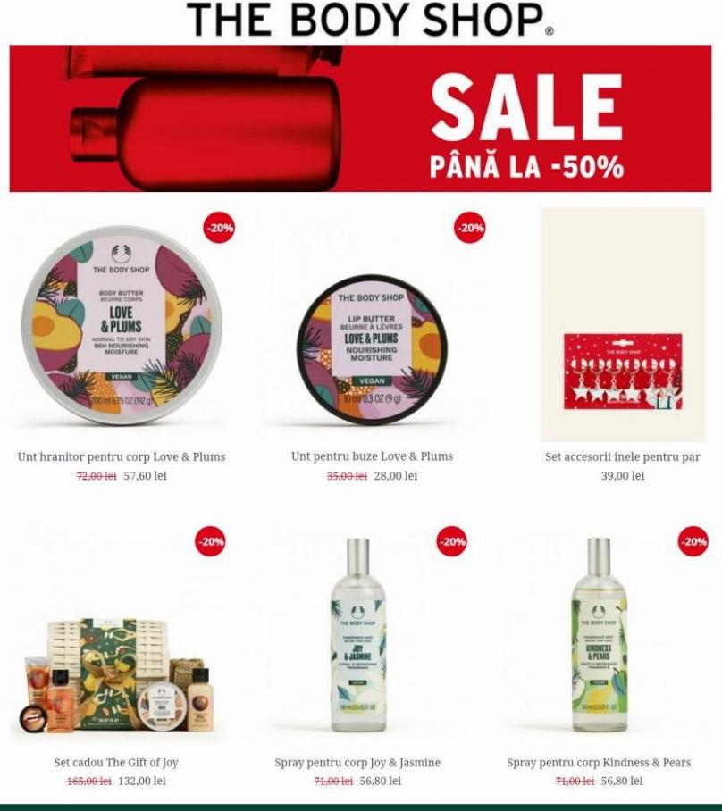 Sale -50%. The Body Shop (2022-01-31-2022-01-31)