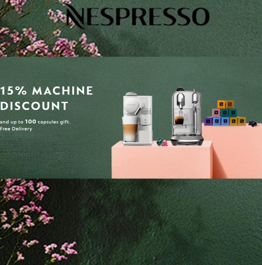 15% REDUCERE LA MAȘINA DE CAFEA !. Nespresso (2022-05-19-2022-05-19)