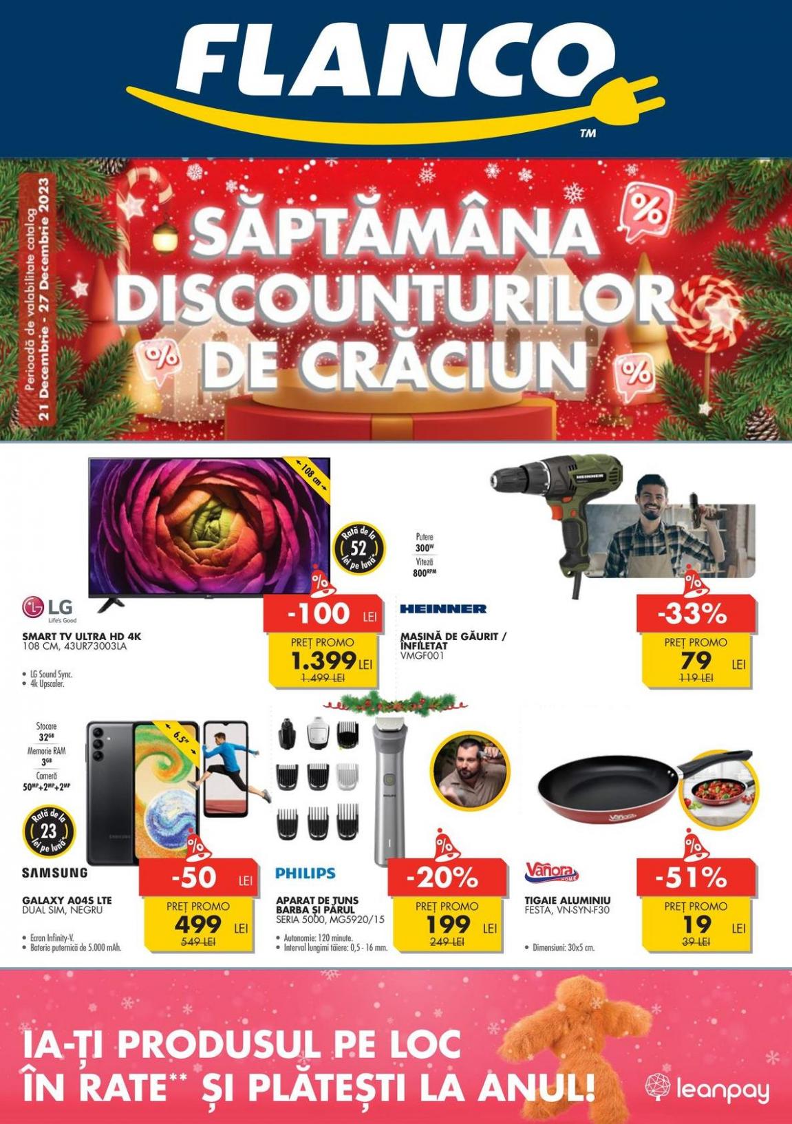 Săptămâna Discounturilor De Crăciun. Flanco (2023-12-27-2023-12-27)