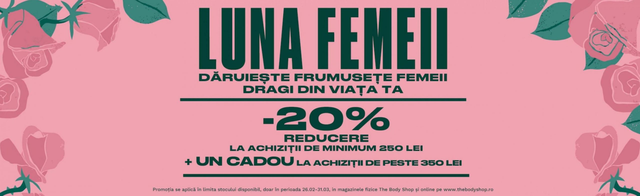 -20% Reducere. The Body Shop (2024-03-31-2024-03-31)