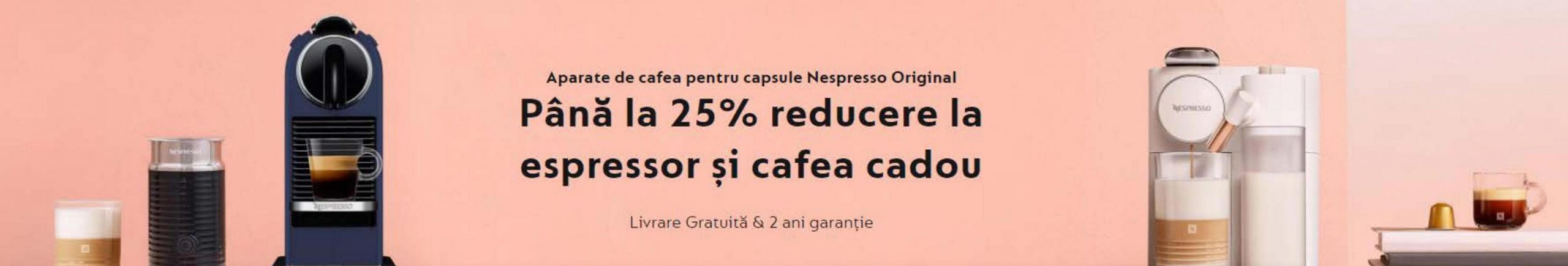 Până la 25% reducere. Nespresso (2024-03-24-2024-03-24)