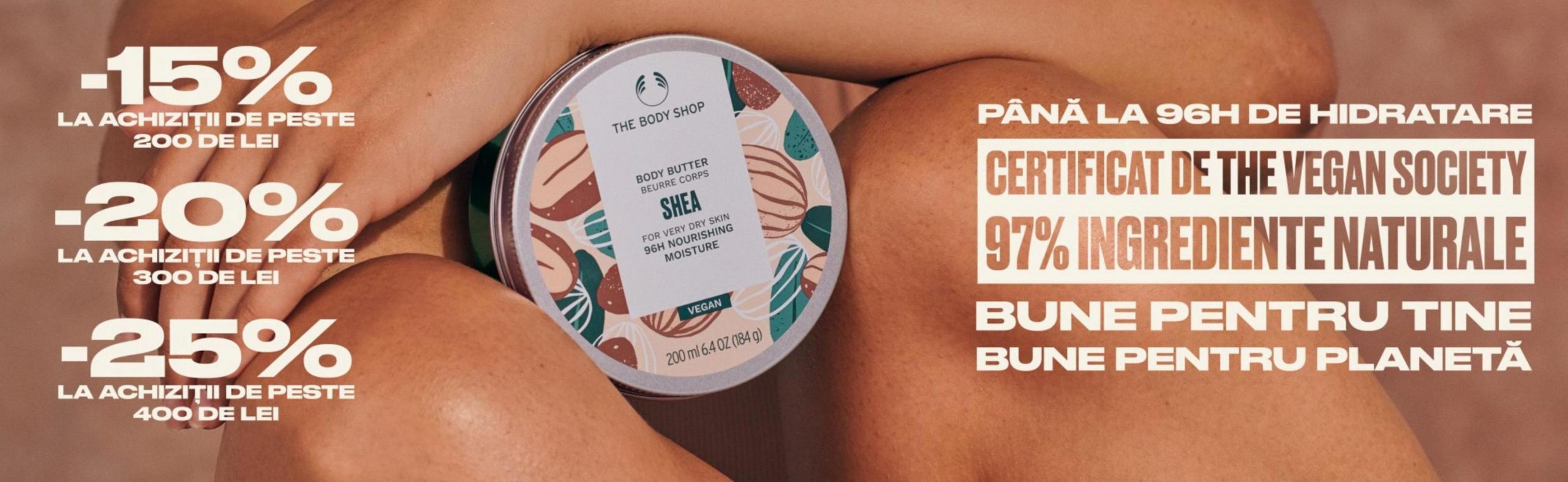 -25% Reducere. The Body Shop (2024-04-17-2024-04-17)