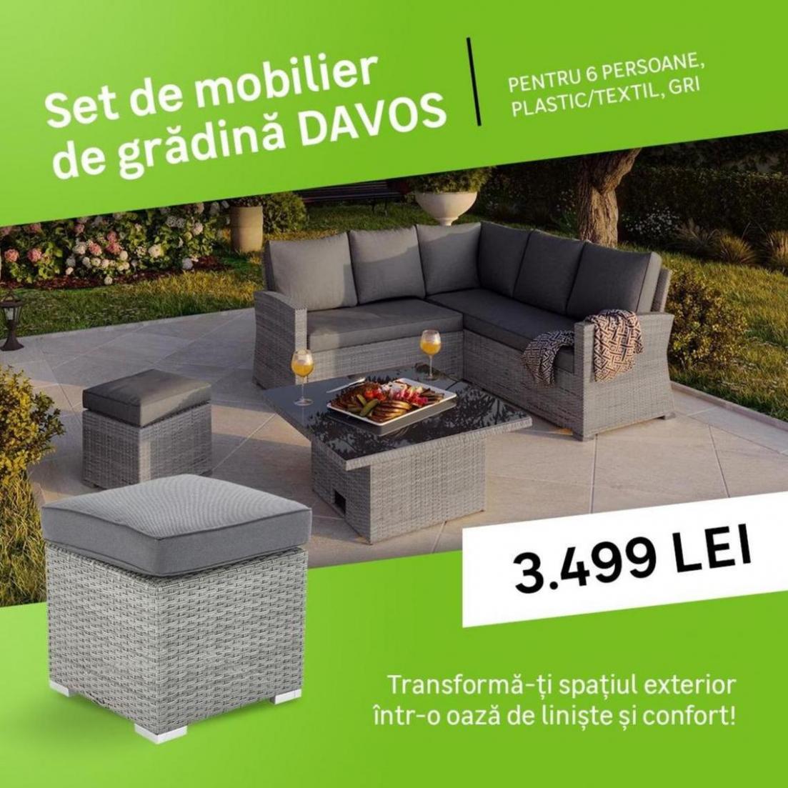 Set de mobilier de grădină DAVOS. Leroy Merlin (2024-05-01-2024-05-01)