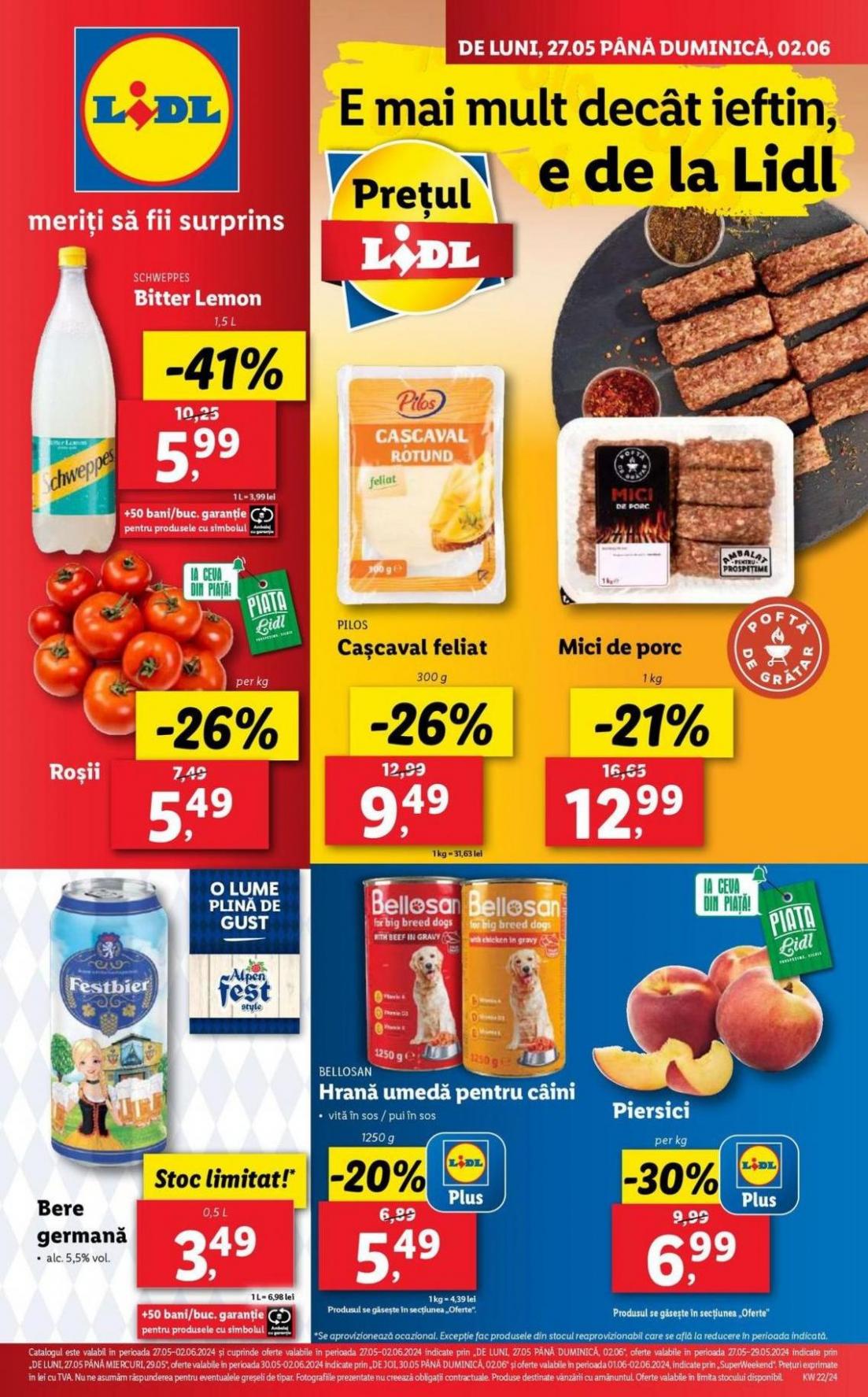 E mai mult decât ieftin, e de la Lidl! 27.05 - 02.06.2024. Lidl (2024-06-02-2024-06-02)