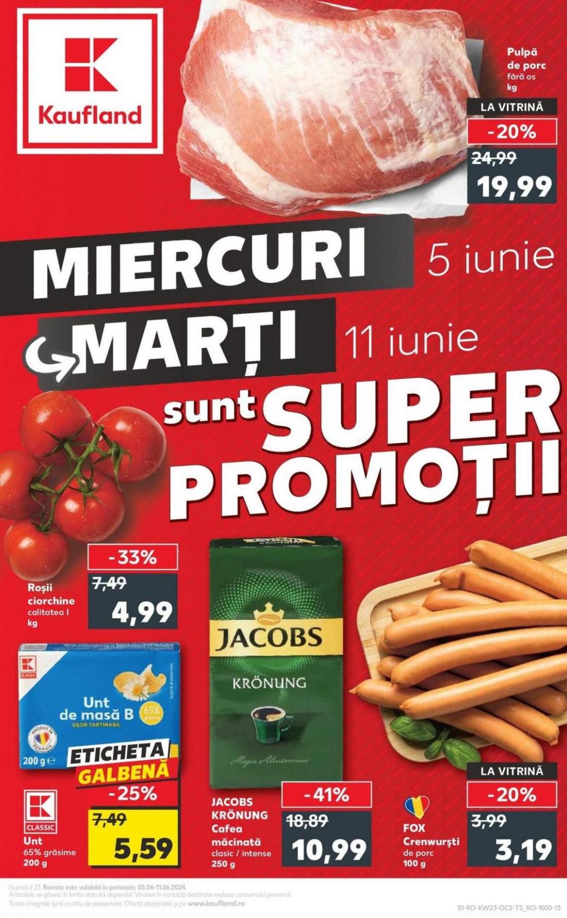 Miercuri, Marți sunt super promoții. Kaufland (2024-06-11-2024-06-11)