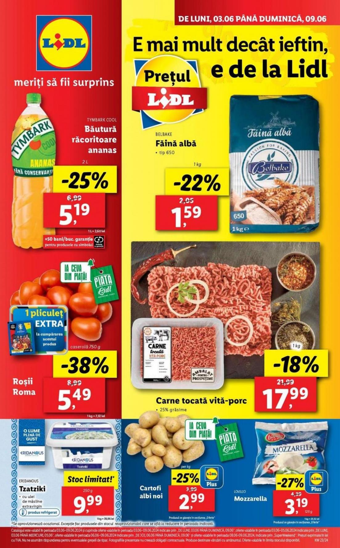 E mai mult decât ieftin, e de la Lidl! 03.06 - 09.06.2024. Lidl (2024-06-09-2024-06-09)