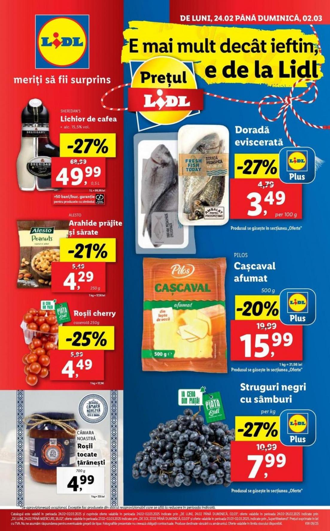 pentru perioada 24.02-02.03.2025. Lidl (2025-03-02-2025-03-02)